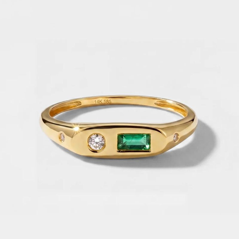 Anillo Esmeralda Saint