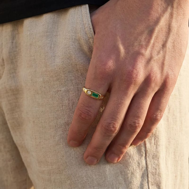 Anillo Esmeralda Saint