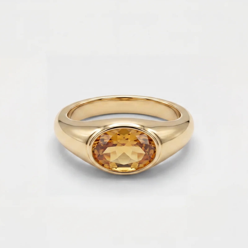 Anillo Citrino