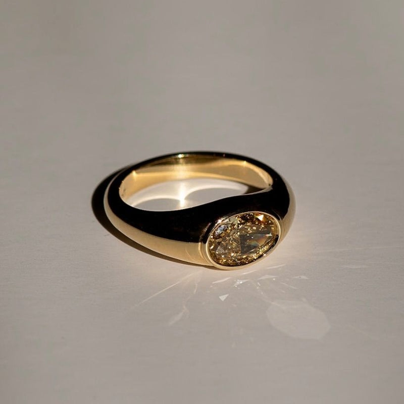 Anillo Citrino