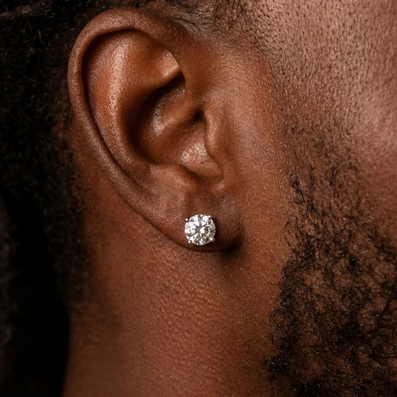 Pendientes Blancos Redondos
