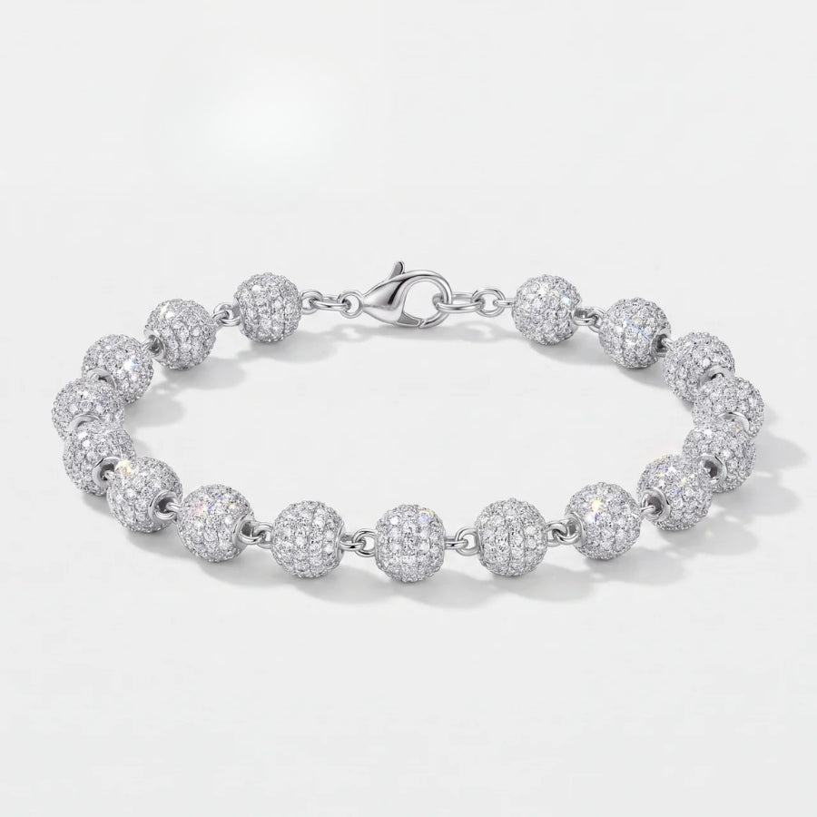 Pulsera Bolas Iced Glacier