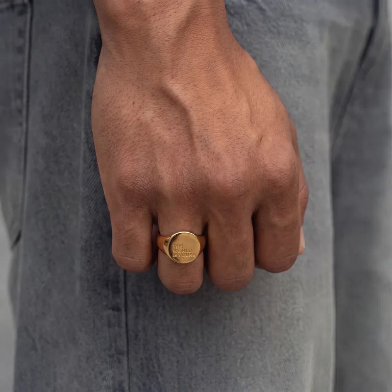 Anillo The World Is Yours