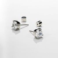 Pendientes Blancos Redondos