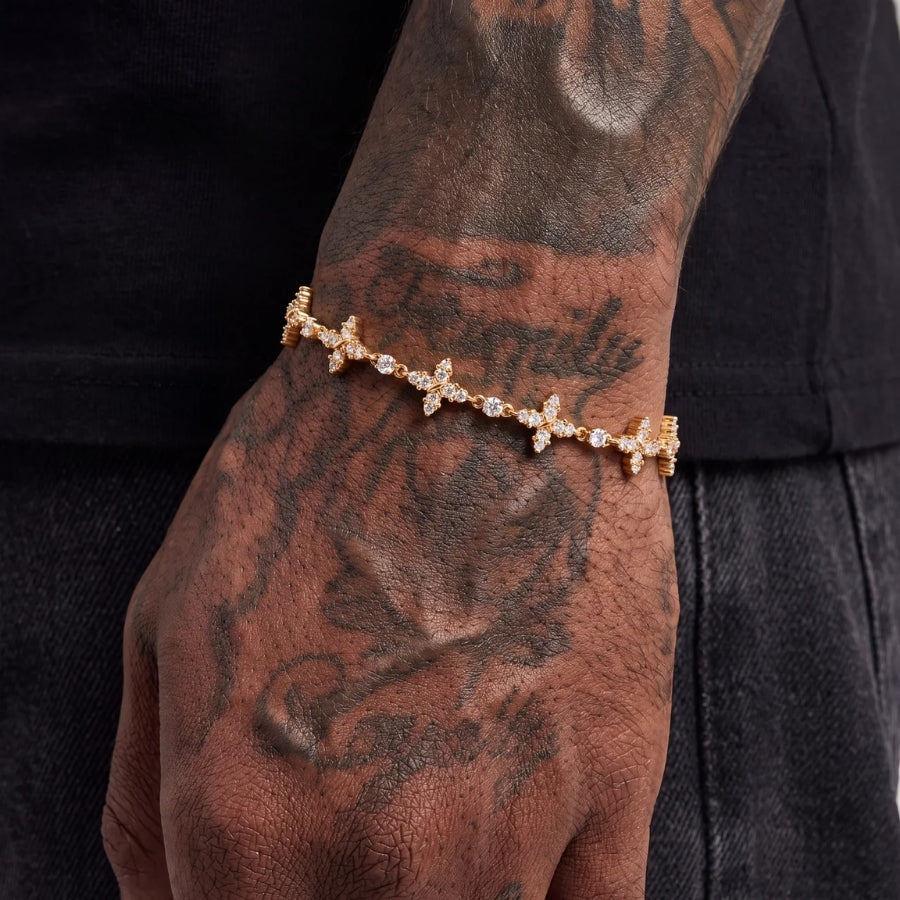 Pulsera Tennis Celestial Flower