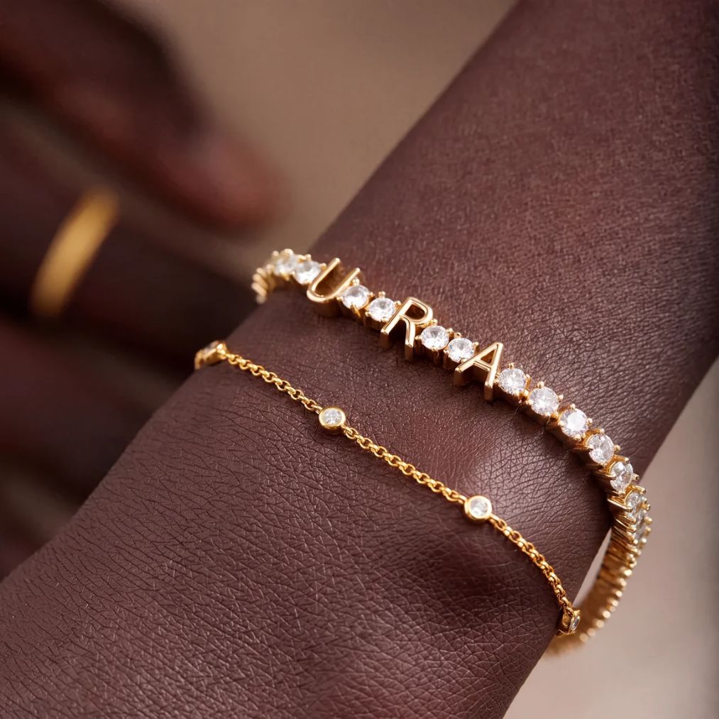 Custom Name Tennis Bracelet | Monrich