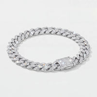 Pulsera Cubana Iced Prong