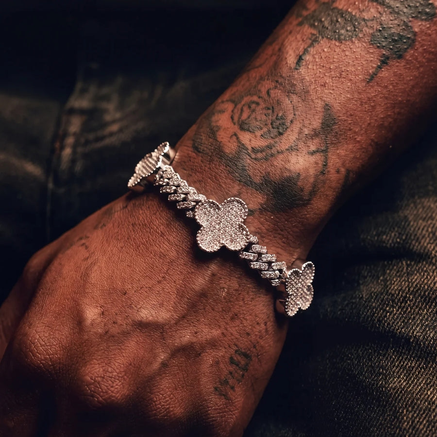 Pulsera Cubana Trébol Imperial